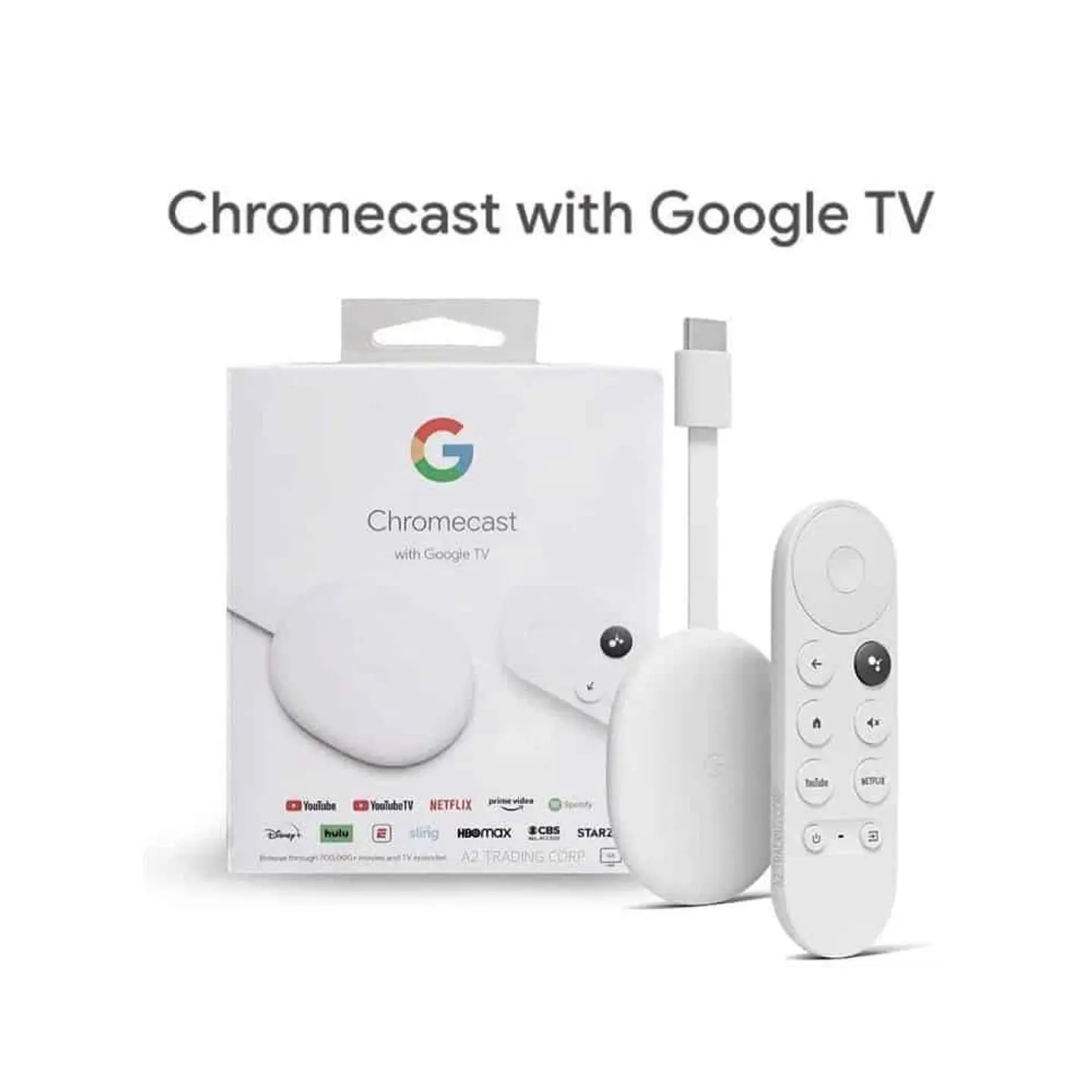 Google Chromecast 4 Con Google TV 4k + Control Remoto 3