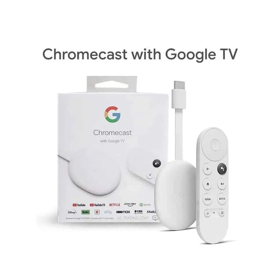 Google Chromecast 4 Con Google TV 4k + Control Remoto 3