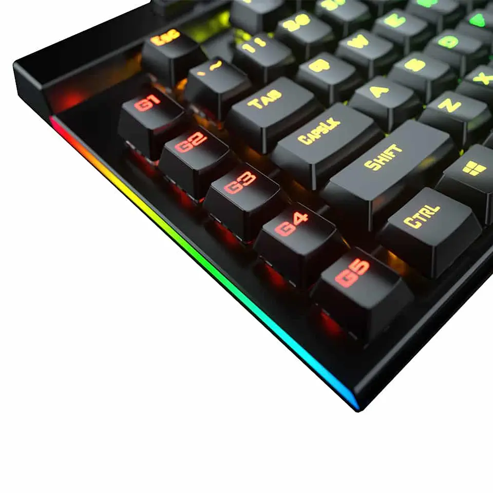 Teclado Mecánico Redragon Magic Wand K587-PRO RGB, Switch Red Óptico 8