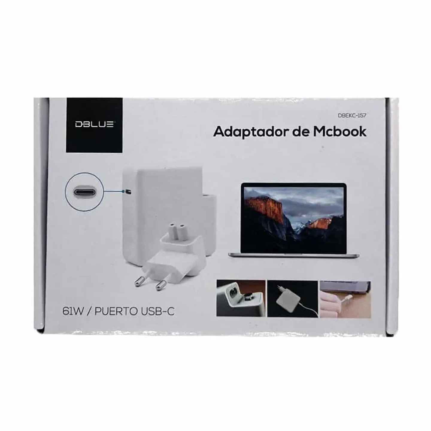 Cargador Para Macbook Pro, Matebook Series D14 D15 Tipo Usb-C 61w 6