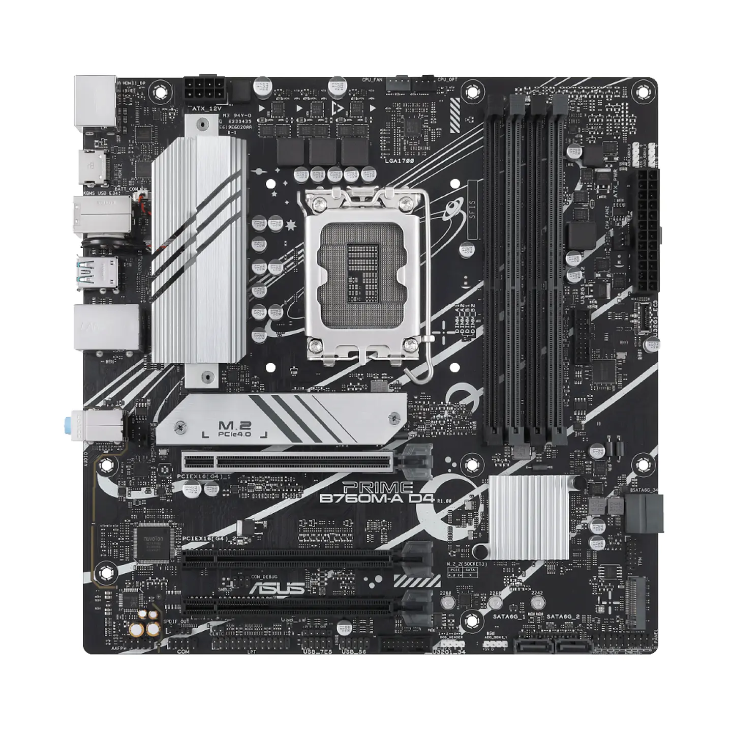 Placa Madre Asus PRIME B760M-A D4-CSM LGA 1700 DDR4 mATX 1