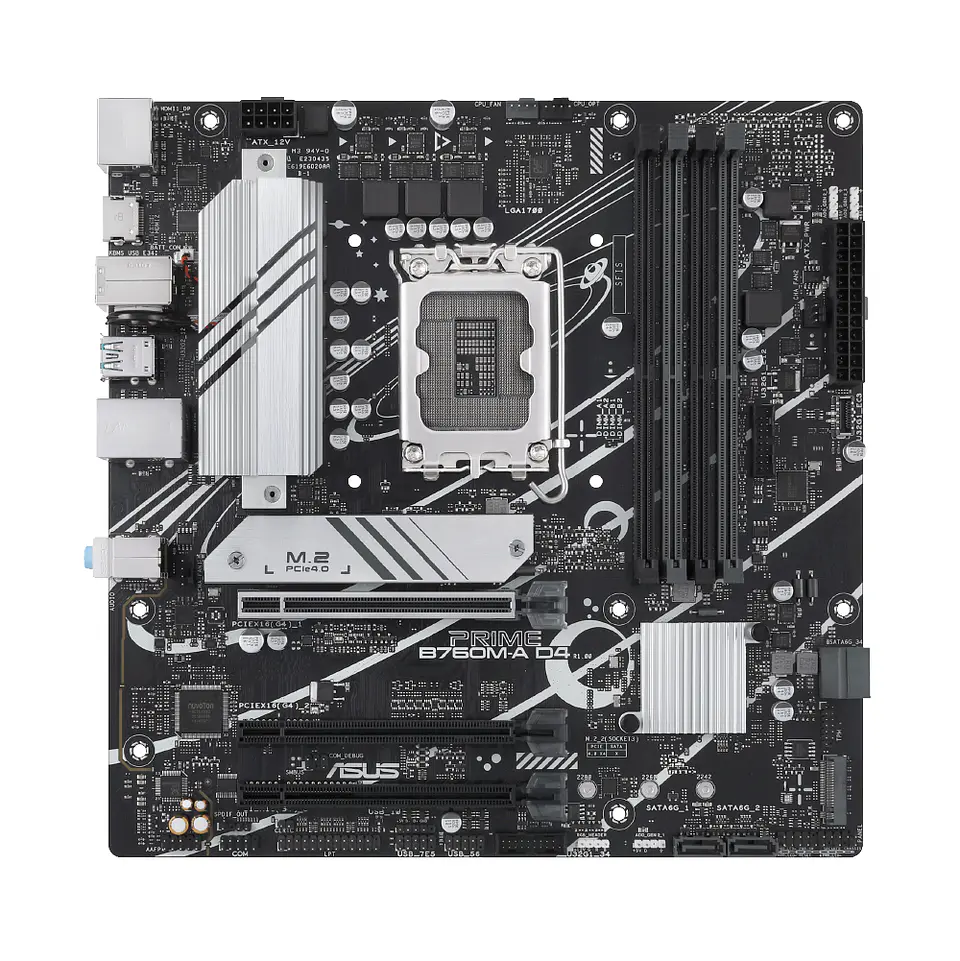 Placa Madre Asus PRIME B760M-A D4-CSM LGA 1700 DDR4 mATX 1