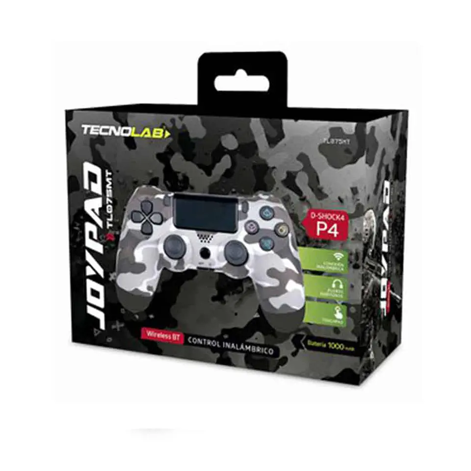 Control Joystick Inalámbrico Ps4 DualShock - entrada audífonos 3.5 - CAMUFLADO 3