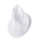 Mouse Inalámbrico Ergonómico 2,4Hz 1600DPI Recargable Blanco - Miniatura 1
