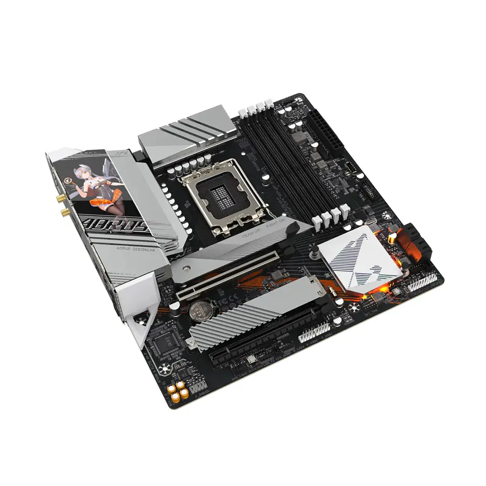 Placa Madre Aorus B760M ELITE AX-P DDR5 LGA 1700 mATX PCiE-4 2