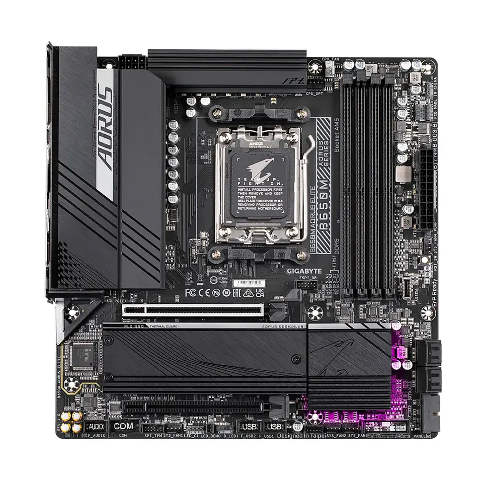 Placa Madre AORUS B650M ELITE DDR5 AM5 mATX PCie-4 3