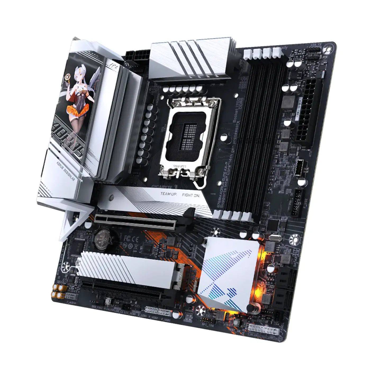 Placa Madre Aorus B760M ELITE AX-P DDR5 LGA 1700 mATX PCiE-4 3