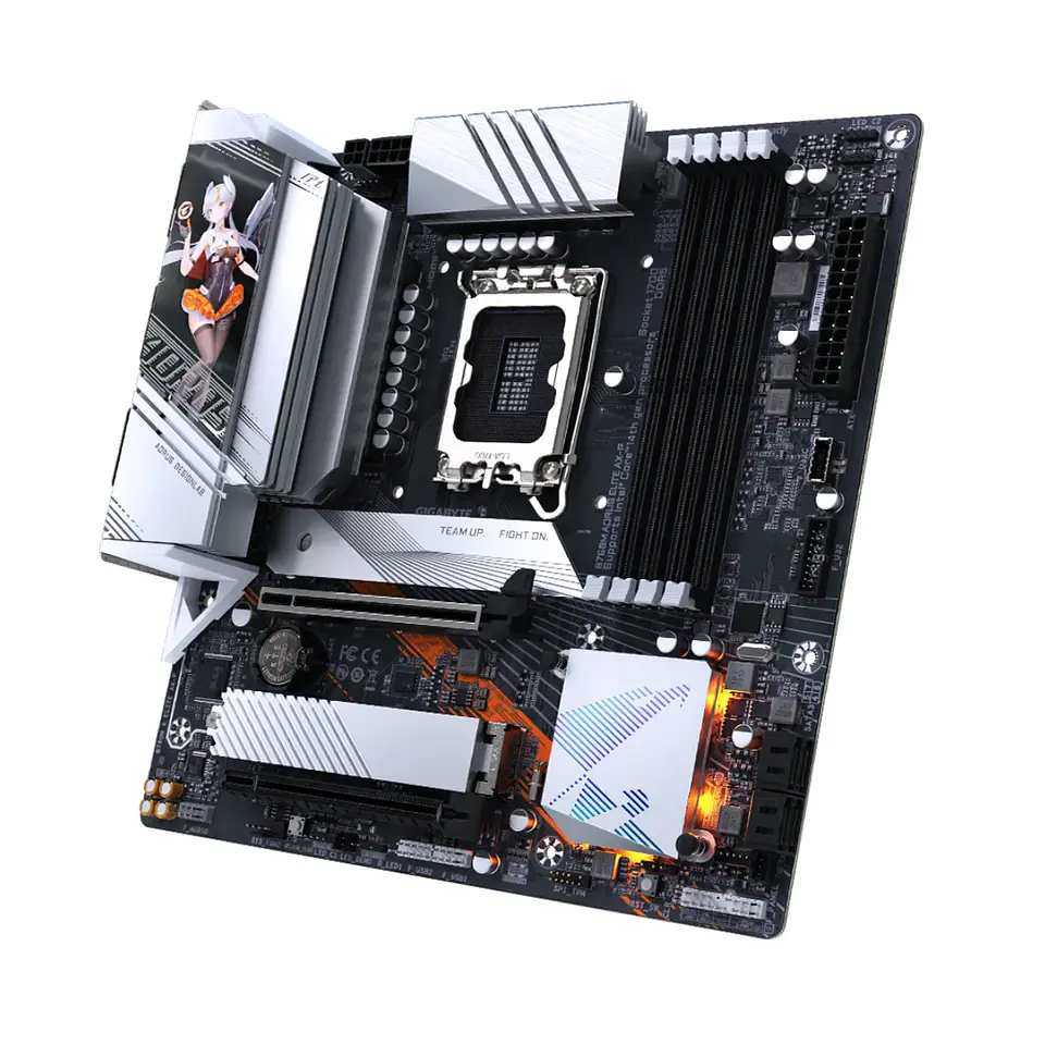 Placa Madre Aorus B760M ELITE AX-P DDR5 LGA 1700 mATX PCiE-4 3