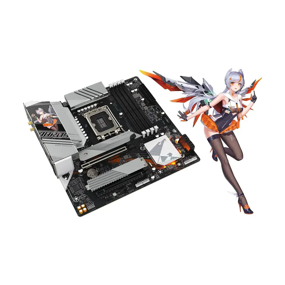 Placa Madre Aorus B760M ELITE AX-P DDR5 LGA 1700 mATX PCiE-4 4
