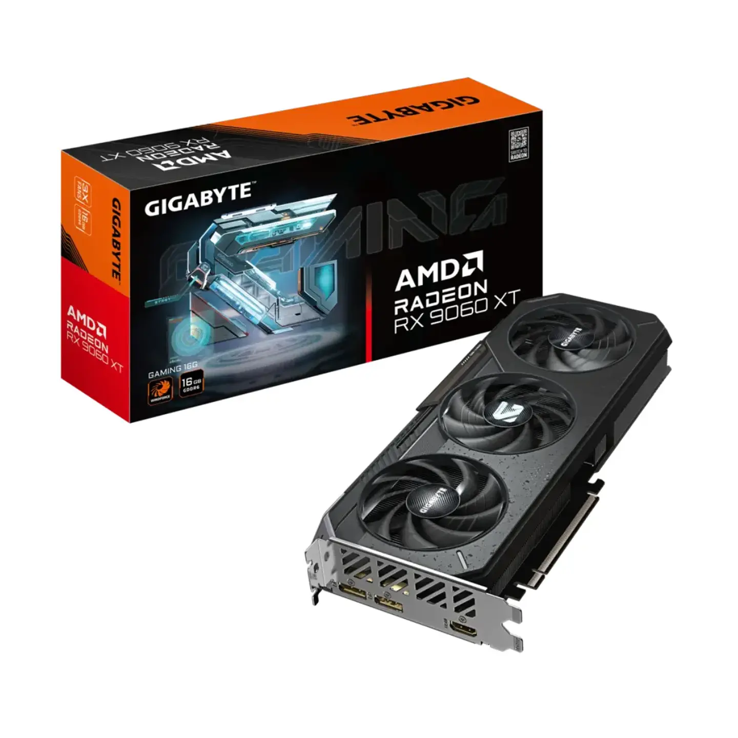 Tarjeta de Video Gigabyte RX 9060 XT Gaming 16G GDDR6 PciE-5 1