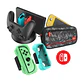 Accesorios Nintendo Switch: Bolso + Base de Carga + Correas - Miniatura 1