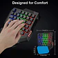 Kit Teclado Una Mano Mouse Gamer para Celular / Tablet - 4000DPI - Miniatura 4