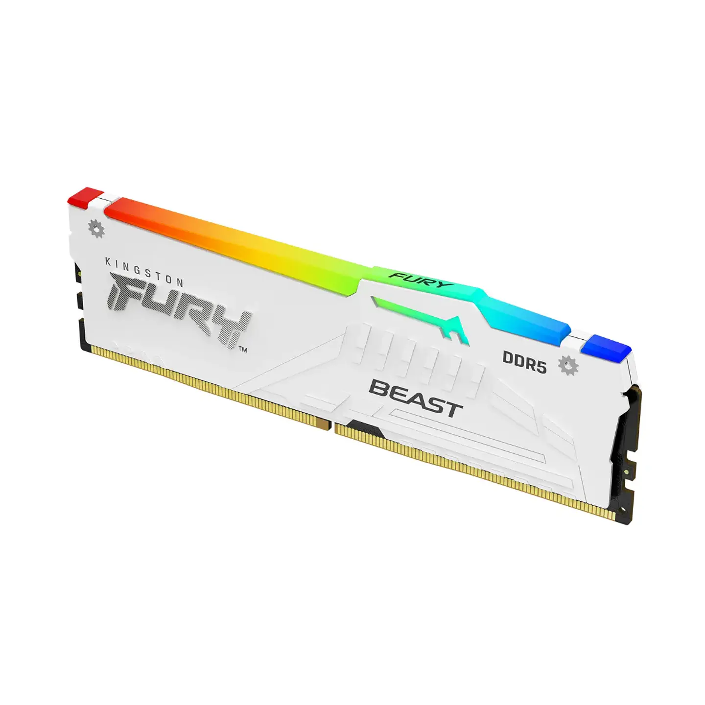 Memoria Ram Kingston Fury Beast 32GB DDR5 6000MT/s CL36 RGB DIMM WH 2