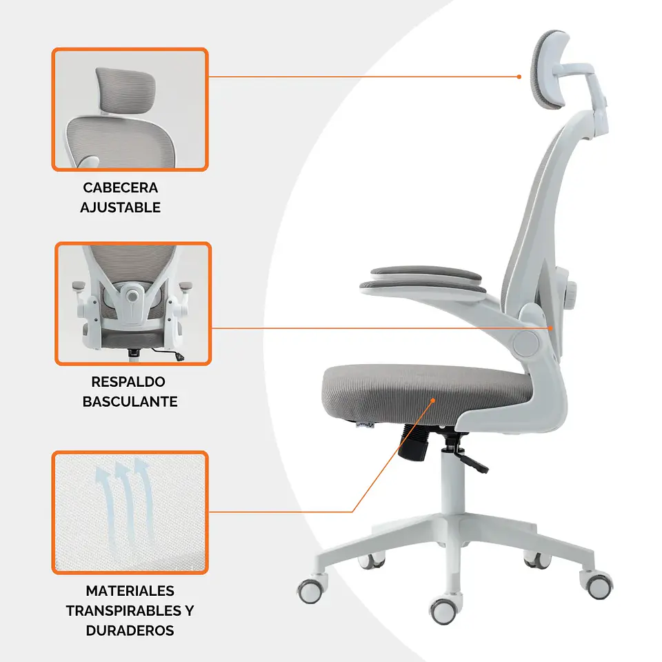 Silla Escritorio Vanto Balance Ergonómica Lumbar Ajustables Bl 4