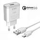 Cargador Emy TURBO POWER - Tipo micro USB, V8 (MY-A301Q) - Miniatura 1