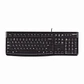 Teclado K120 Logitech , USB, Alámbrico, Negro - Miniatura 1