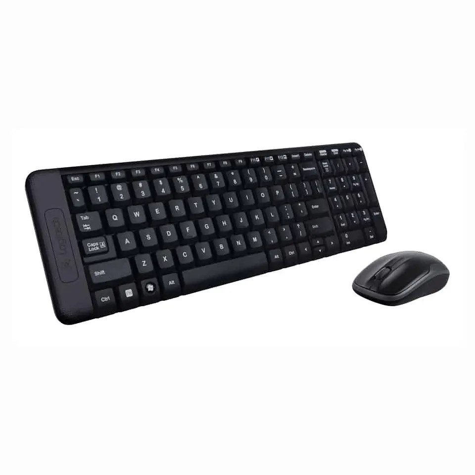 Kit Combo Logitech Teclado y Mouse Inalámbrico MK220 1