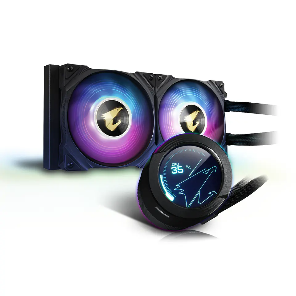 Refrigeración Aorus Waterforce X 240, 240mm, Intel/AMD, ARGB 1