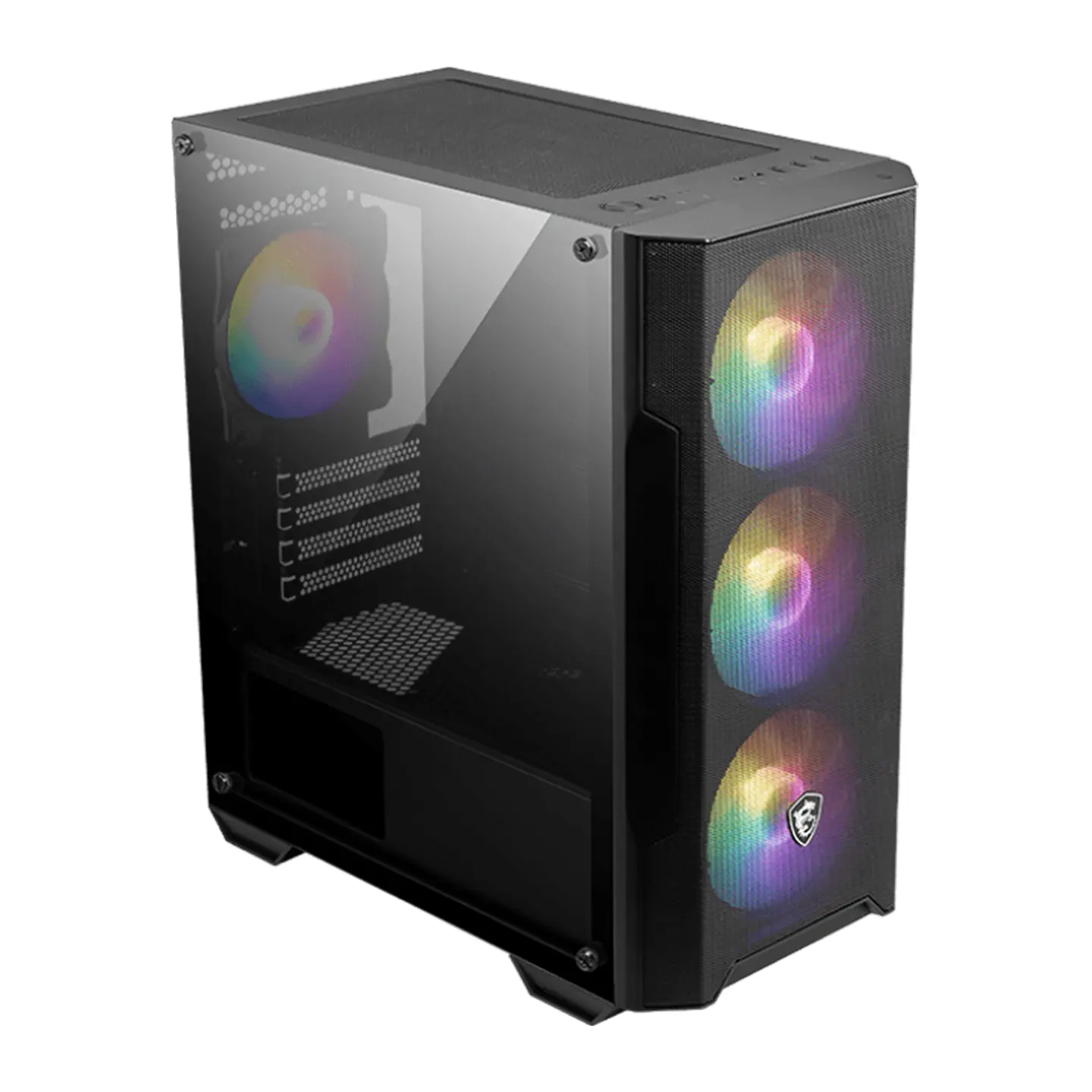 Gabinete Gamer MSI MAG FORGE M100A, 4 Ventiladores RGB, mATX 2
