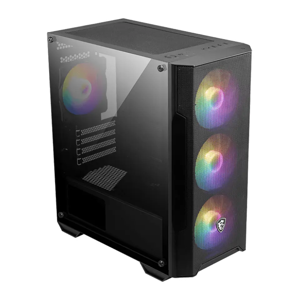 Gabinete Gamer MSI MAG FORGE M100A, 4 Ventiladores RGB, mATX 2