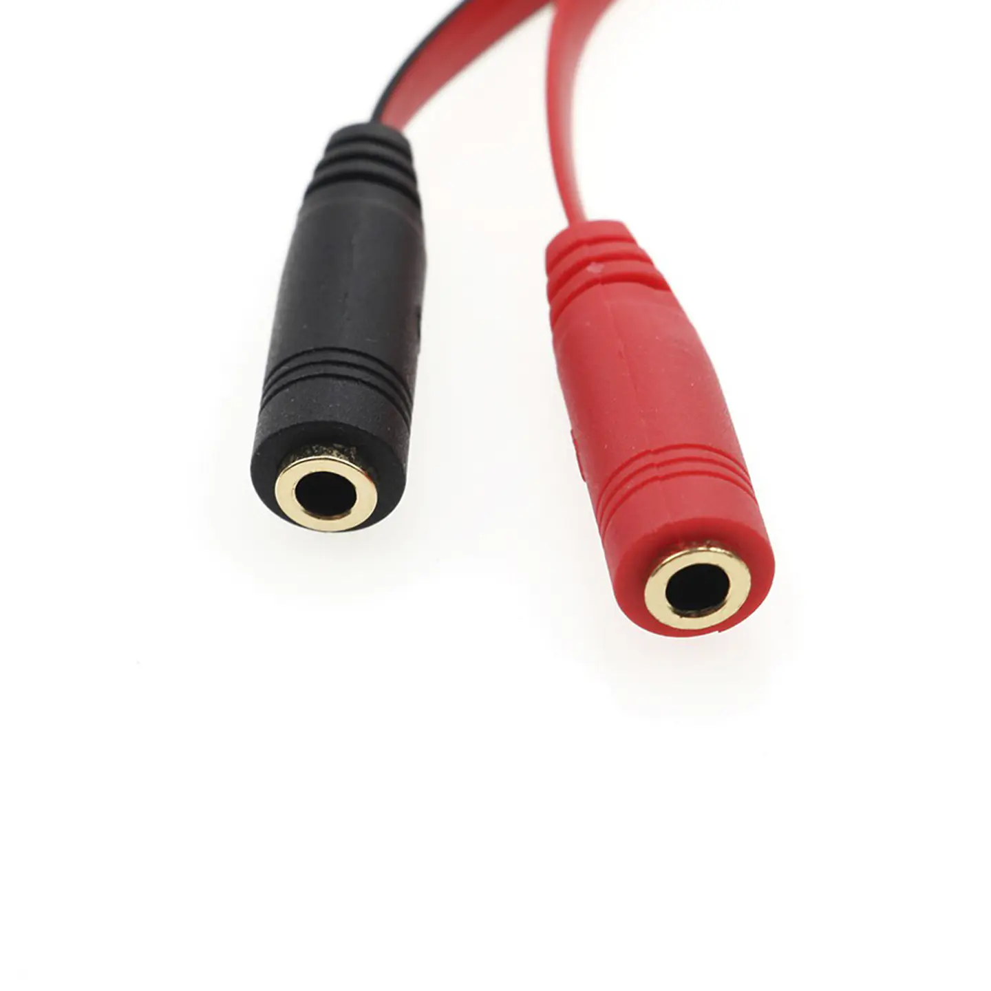 Cable divisor de audio y micrófono - entrada plug 3.5mm 3