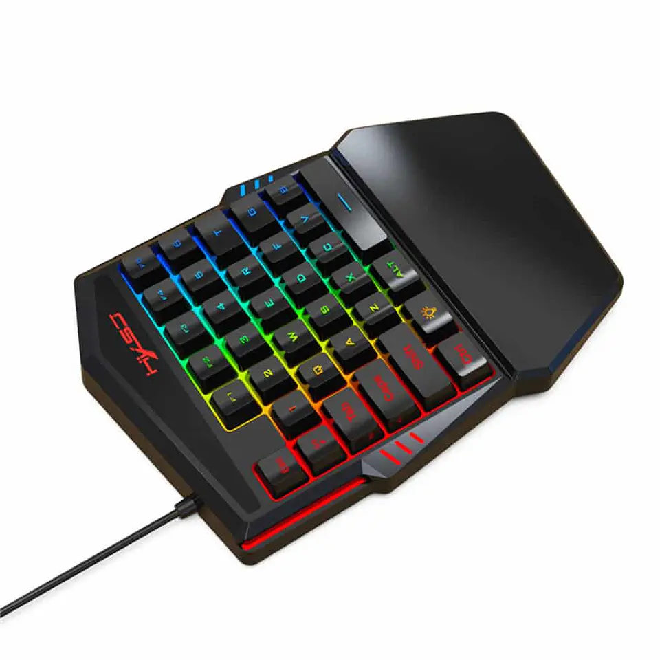 Teclado Gamer de Mano, 35 teclas, diseño ergonómico 2