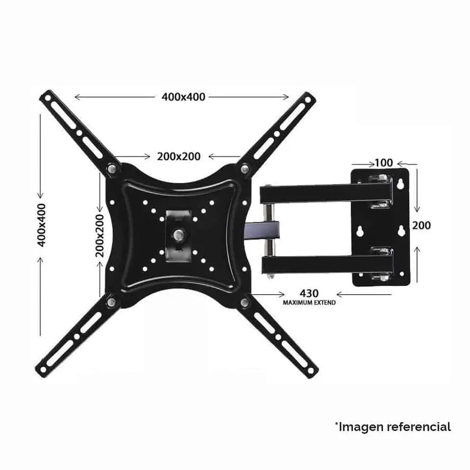 Soporte universal para TV, con brazo giratorio, 14