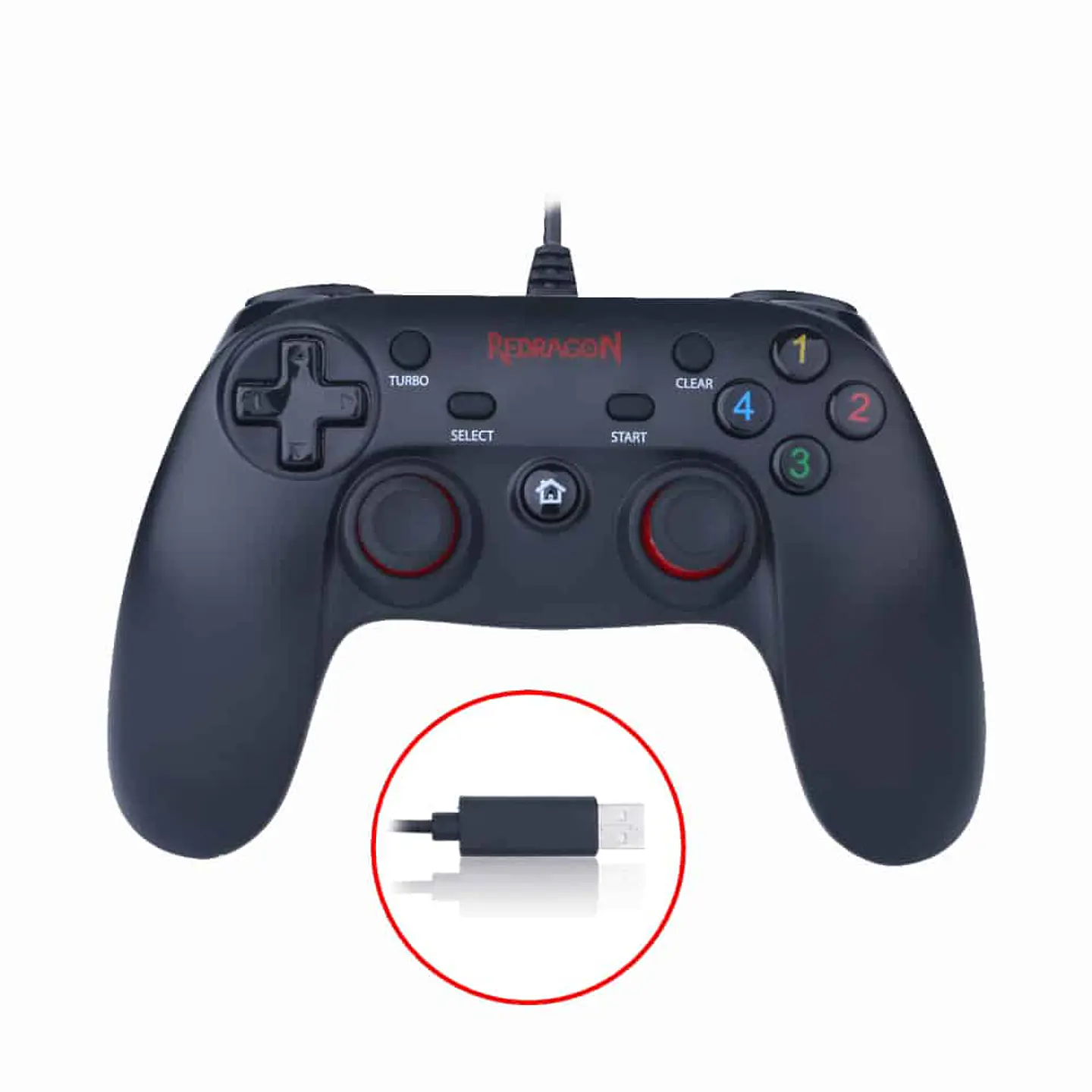 Joystick Redragon Saturn G807, para PS3 y PC 3