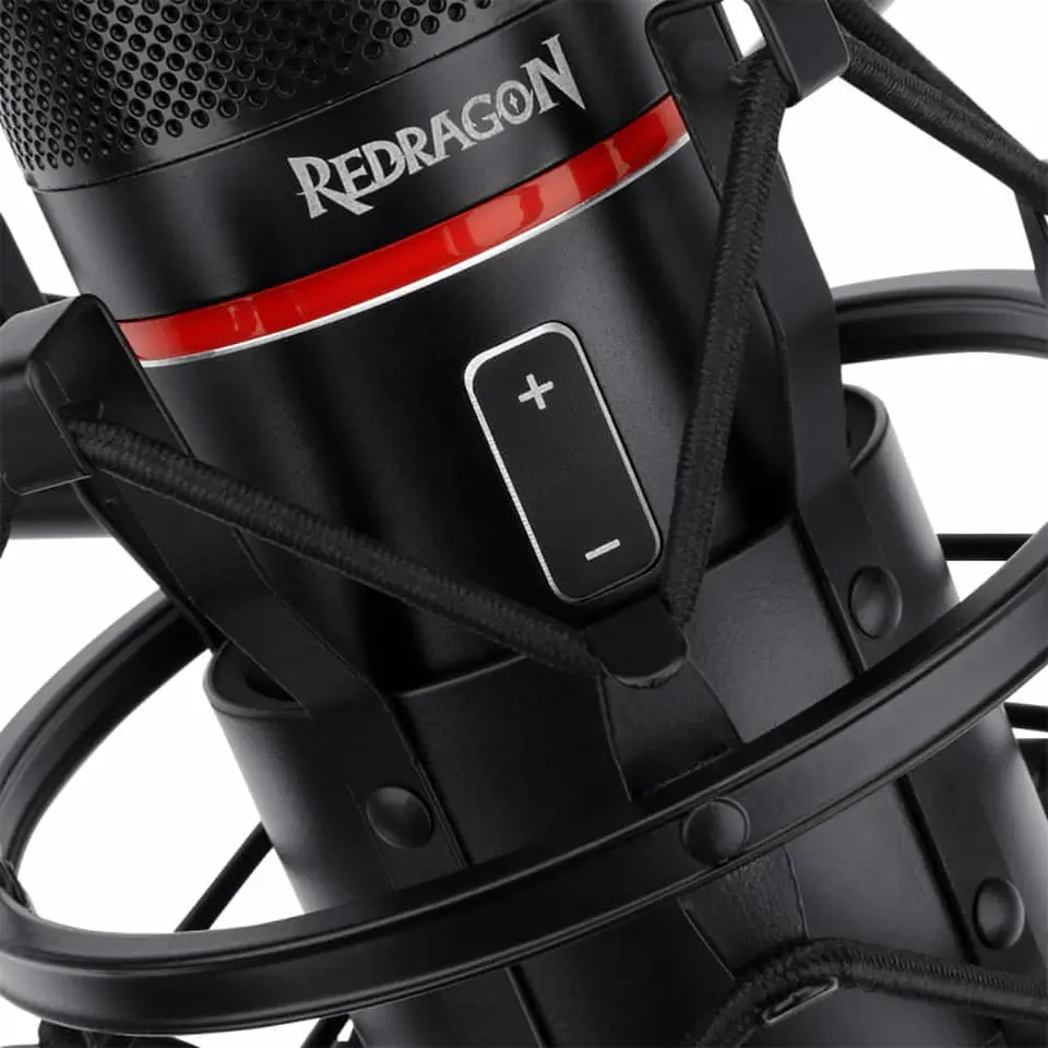 Micrófono Gamer Redragon Blazar GM300, conexión USB 3