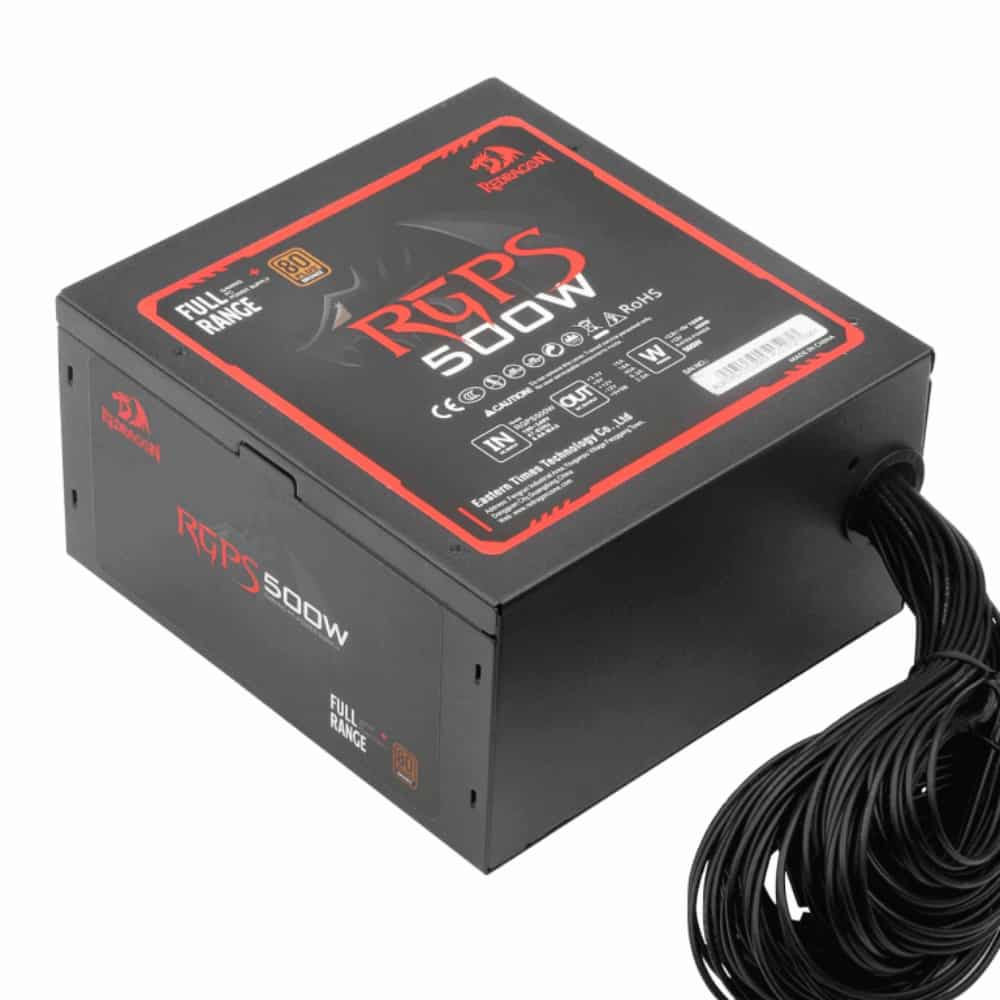 Fuente De Poder Gamer Redragon 500w 80 Plus Ultra Estable