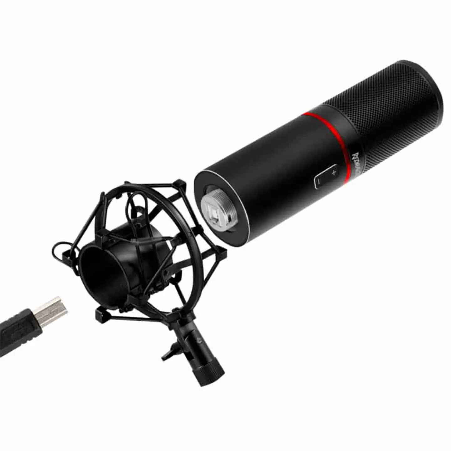 Micrófono Gamer Redragon Blazar GM300, conexión USB 4