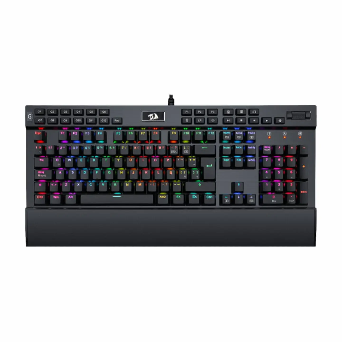 Teclado mecánico gamer Redragon Yama Black K550-SP 1