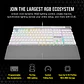 Teclado Corsair K70 PRO RGB White Óptico-Mecánico Switch OPX - Miniatura 7