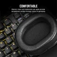 Audífonos Corsair HS55 STEREO 3.5mm/USB, PC/PS5/Xbox, Carbón - Miniatura 5