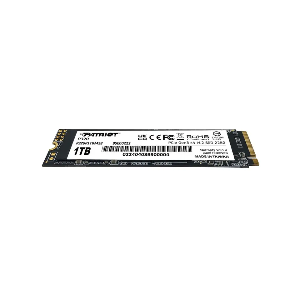 Unidad de Estado Sólido SSD Patriot P320 1TB M.2 PCIE Gen3 4