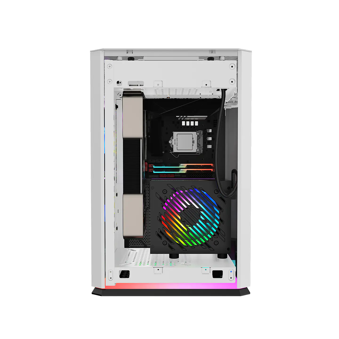 Gabinete Kronos Ophion Mini-ITX, 1 cooler, 3.0 USB - Blanco 2