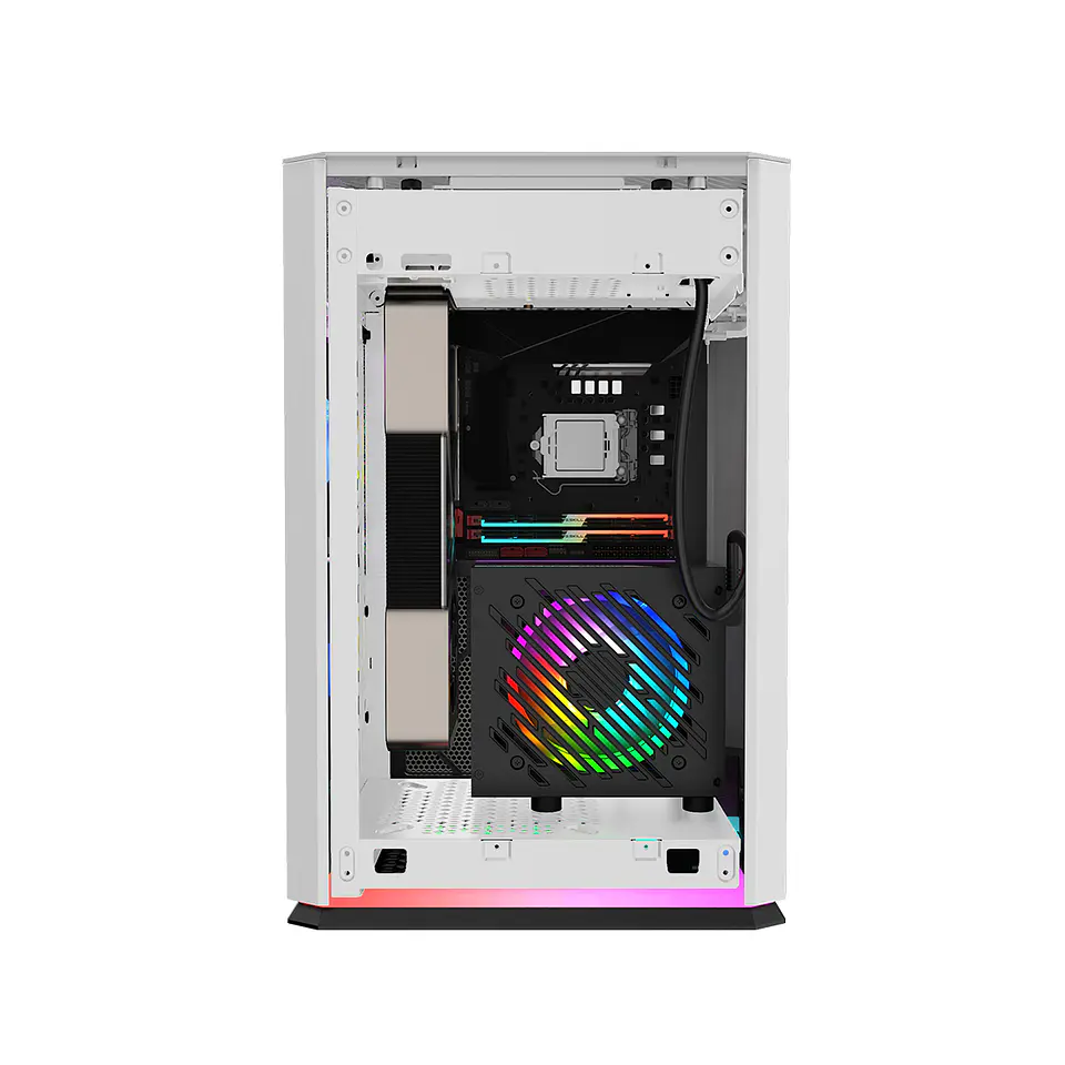 Gabinete Kronos Ophion Mini-ITX, 1 cooler, 3.0 USB - Blanco 2