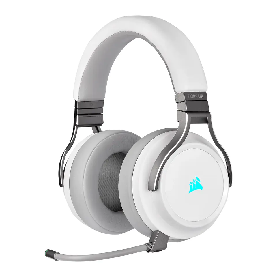 Audífonos Wireless Corsair Virtuoso RGB, Sonido 7.1, White 1