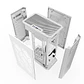 Gabinete Kronos Ophion Mini-ITX, 1 cooler, 3.0 USB - Blanco - Miniatura 7