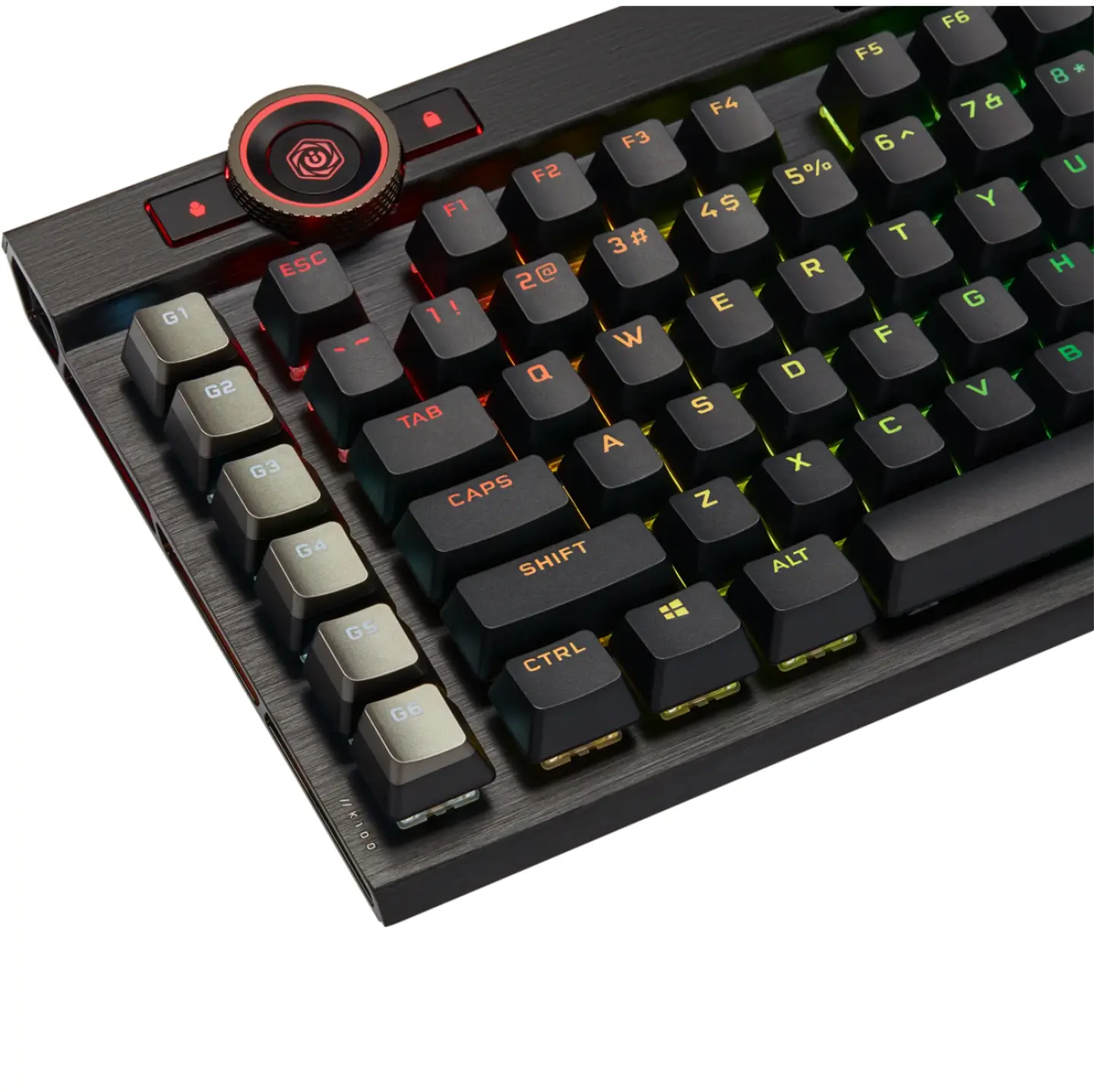 Teclado Mecánico Corsair K100 RGB, Cherry MX Speed, Black 3
