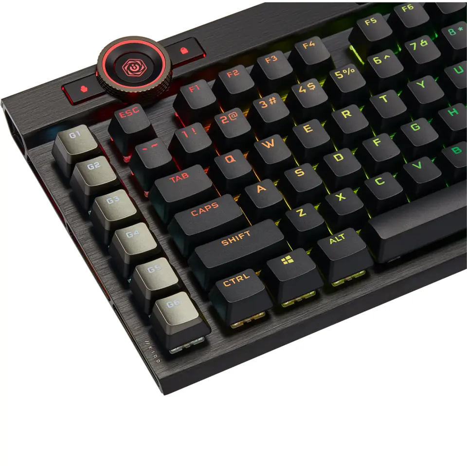 Teclado Mecánico Corsair K100 RGB, Cherry MX Speed, Black 3