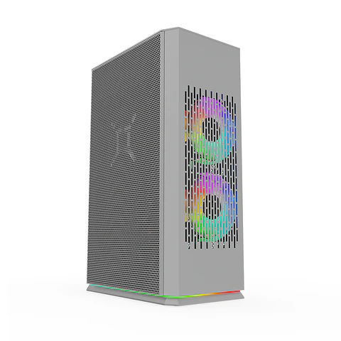 Gabinete Kronos Ophion Mini-ITX, 1 cooler, 3.0 USB - Gris