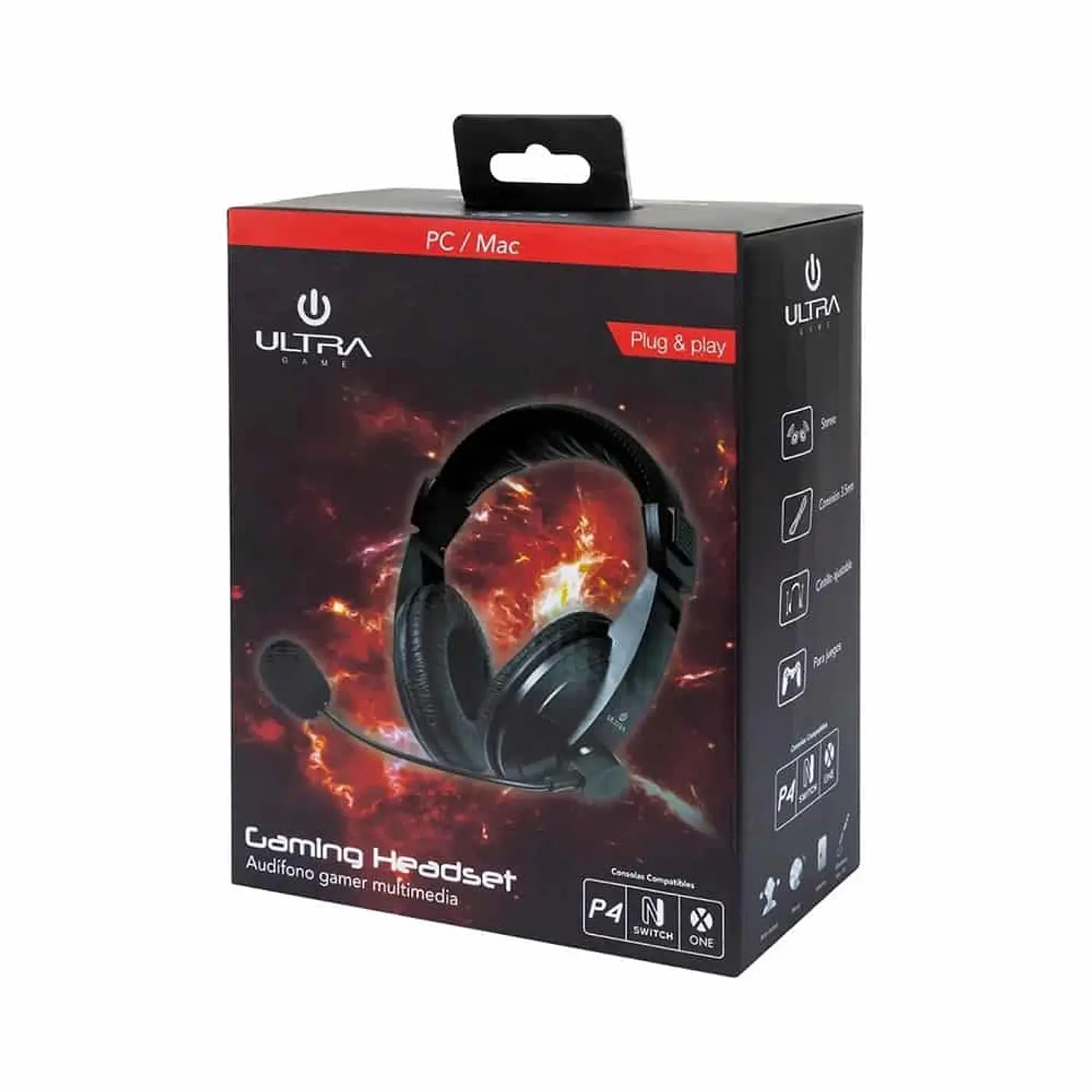 Audífonos Gamer ULTRA con Micrófono, conexión 3.5 Stereo (PS4, SWITCH, ONE) - 29UTXUP550 4