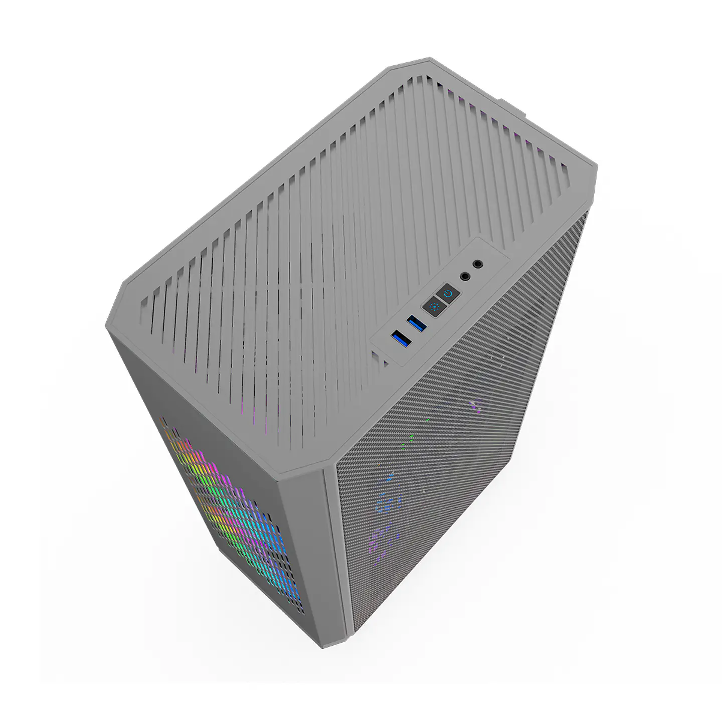 Gabinete Kronos Ophion Mini-ITX, 1 cooler, 3.0 USB - Gris 5