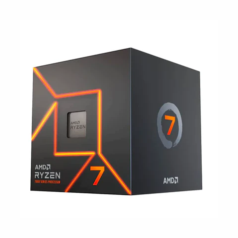 Procesador AMD Ryzen 7 7700, 3.8 GHz (hasta 5.3 GHz), AM5 + Cooler Wraith Prism