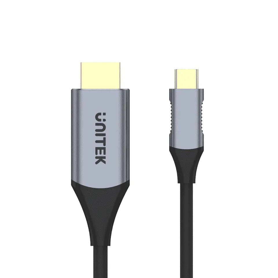 Cable USB-C a HDMI Unitek - 4K, 60Hz, 1.8m (Laptop, Celular, Pc, Tablet, iPad) 2