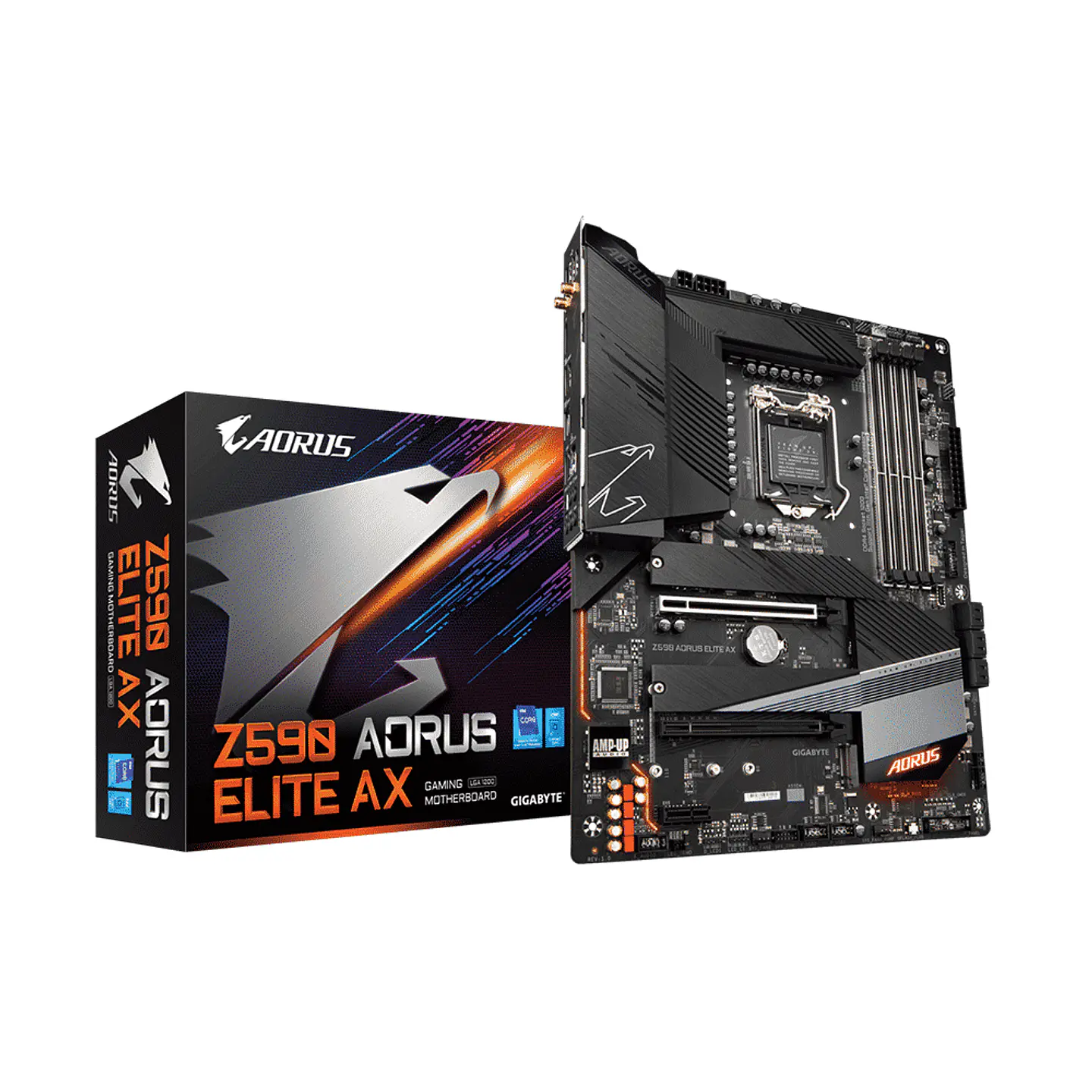Placa Madre Gigabyte Z590 AORUS ELITE AX (LGA1200, DDR4, M.2, Wi-Fi, ATX) 1