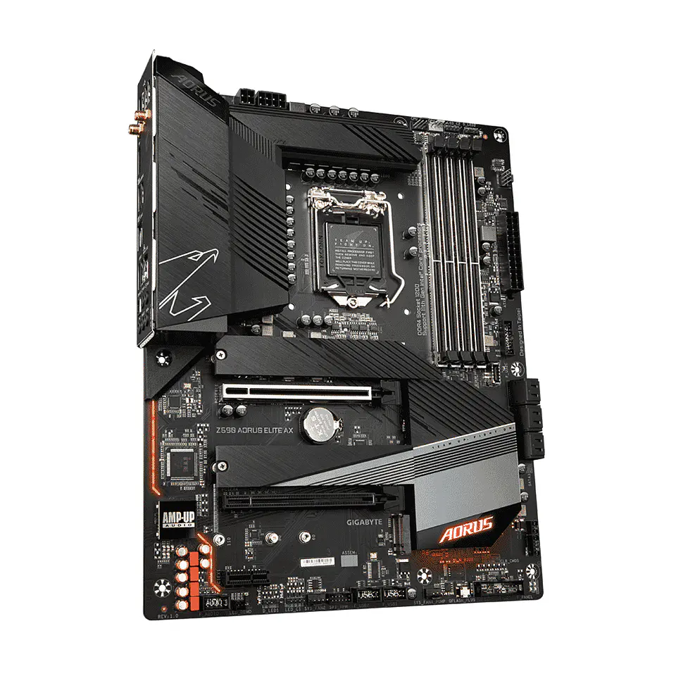 Placa Madre Gigabyte Z590 AORUS ELITE AX (LGA1200, DDR4, M.2, Wi-Fi, ATX) 3