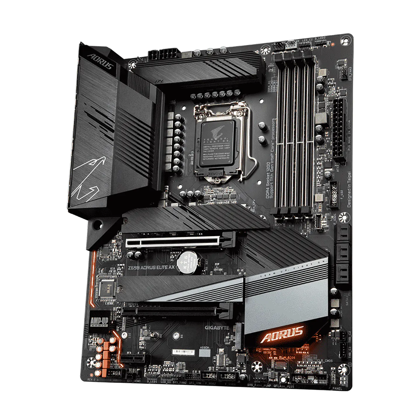 Placa Madre Gigabyte Z590 AORUS ELITE AX (LGA1200, DDR4, M.2, Wi-Fi, ATX) 4