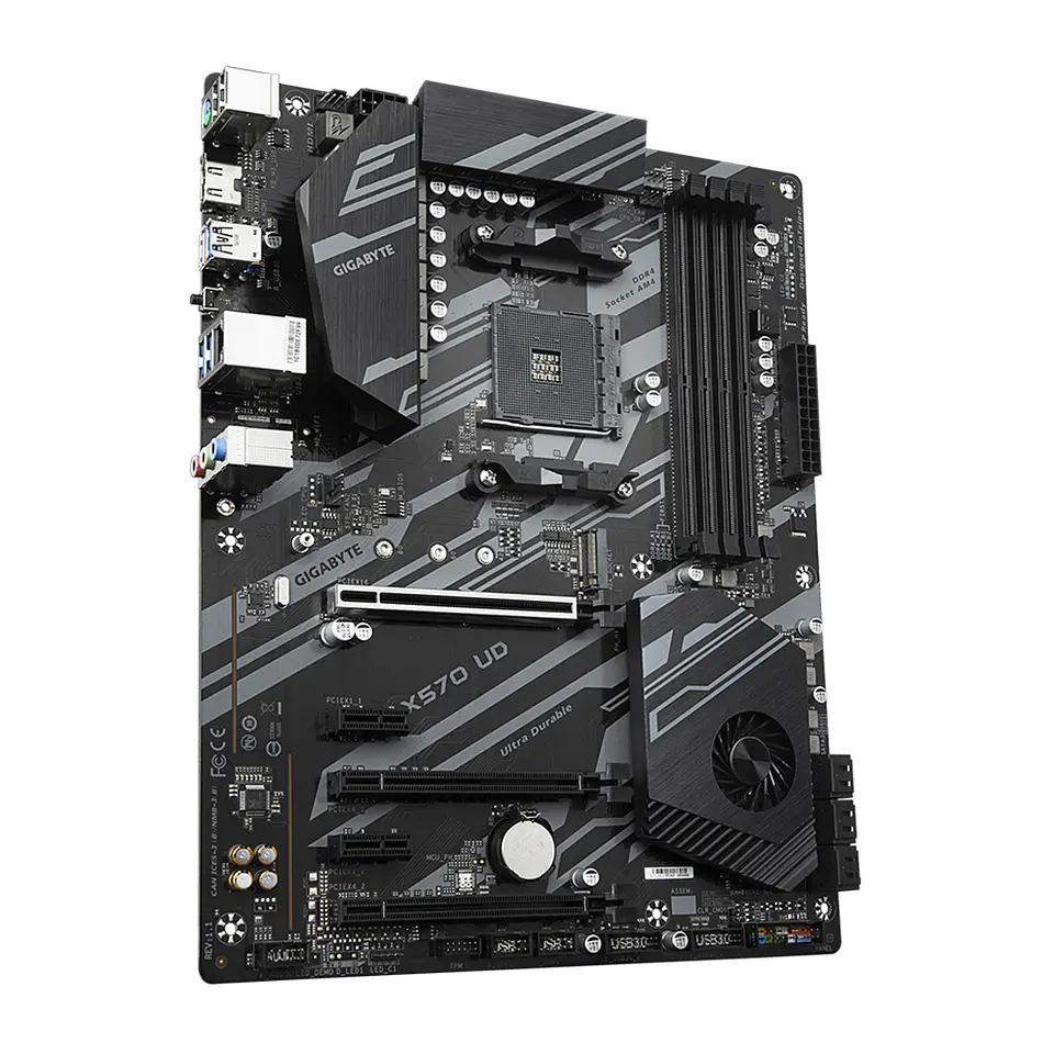 Placa Madre Gigabyte X570 UD (AM4, DDR4 2133/4000MHz, M.2, ATX) 2